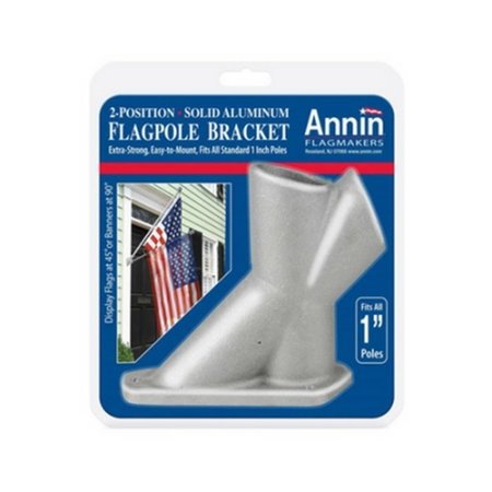 ANNIN FLAGMAKERS 1.25 in. Flag Bracket, Aluminum AN570548